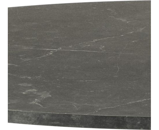 Edamgalds IBIZA D110xH74cm, melns marmors