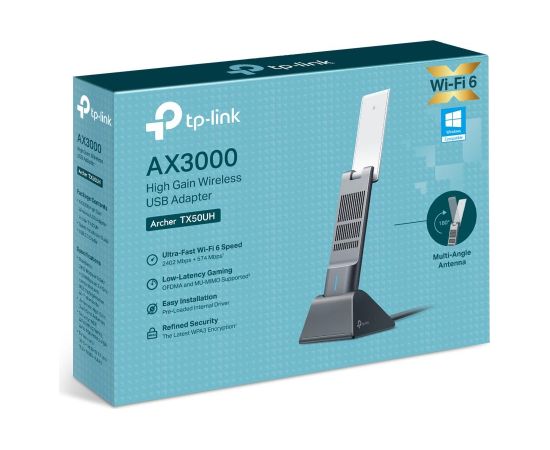 WRL ADAPTER 3000MBPS USB/ARCHER TX50UH TP-LINK