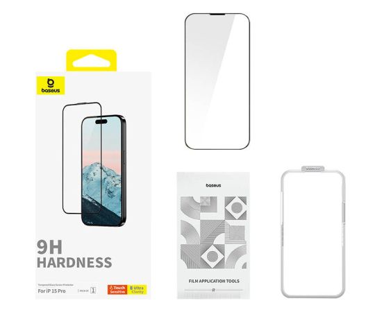 Diamond Tempered Glass Baseus 0.3mm for iPhone 15Pro