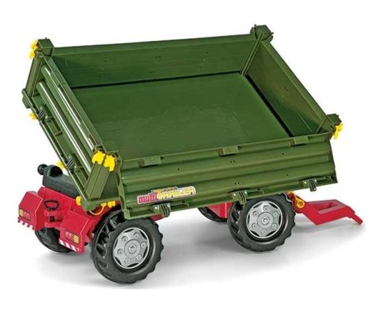 Rolly Toys Rolly Toys rollyTrailer Przyczepa Rolly Multi dwuosiowa zielona