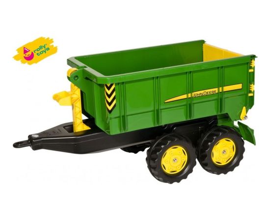 Rolly Toys Rolly Toys duża Dwuosiowa Przyczepa John Deere Wywrotka