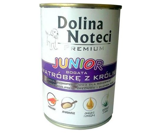 Dolina Noteci Premium Junior Bogata w Wątróbkę z Królika 400g