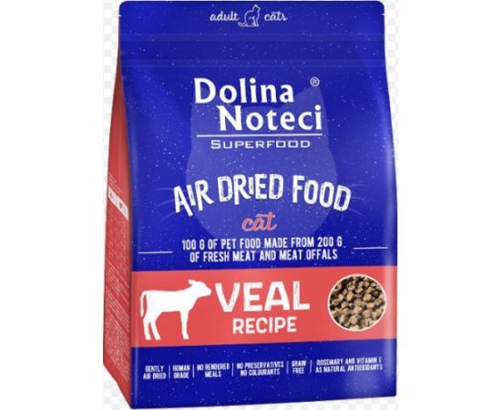 Dolina Noteci DOLINA NOTECI Superfood Danie z cielęciny- karma suszona dla kota 1kg