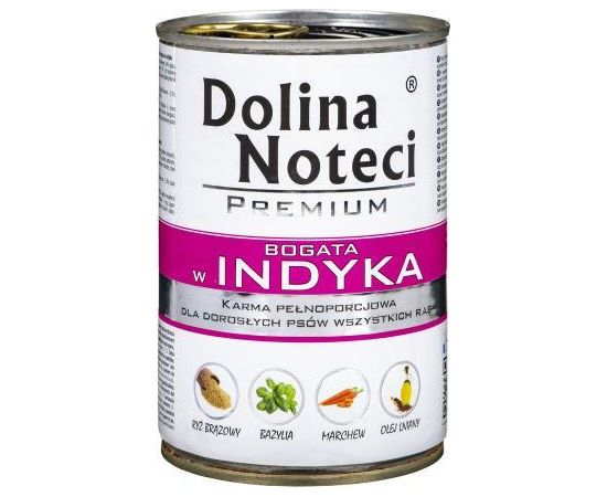 Dolina Noteci Premium bogata w indyka - mokra karma dla psa - 400g