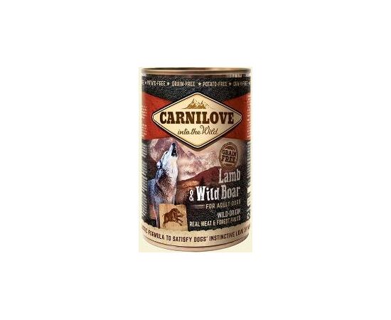 Carnilove Carnilove Dog Wild Meat Lamb & Wild Boar Adult - jagnię i dzik puszka 400g