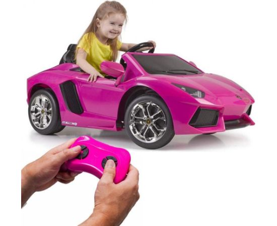 Feber FEBER Lamborghini Aventador Pink samochód elektryczny 6V 3+