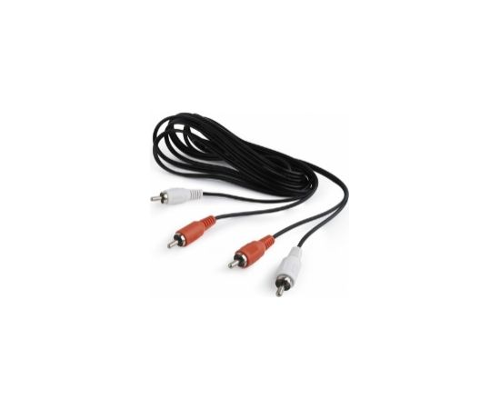 Gembird 2 x RCA Male - 2 x RCA Male 5m Black