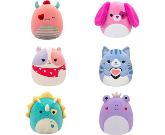 SQUISHMALLOWS Mīkstā rotaļlieta, Valentīndienas sērija, 19 cm