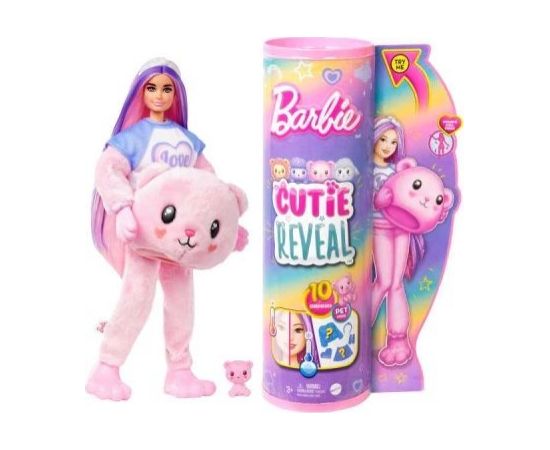 Lalka Barbie Mattel Cutie Reveal Miś Seria Słodkie stylizacje (HKR04)