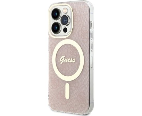 Guess GUHMP15LH4STP Aizmugurējais Apvalks priekš Apple iPhone 15 Pro