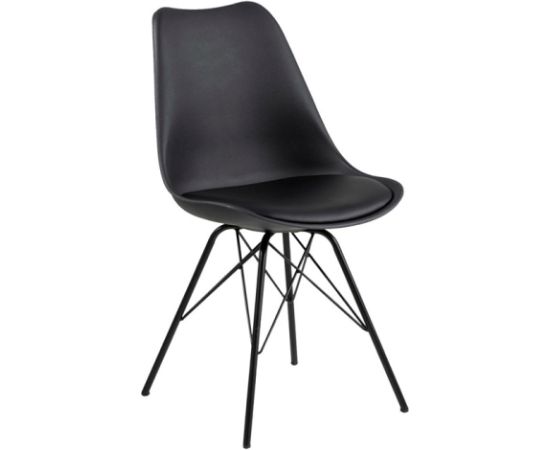 Krēsls ERIS 48.5x54xH85.5cm melns