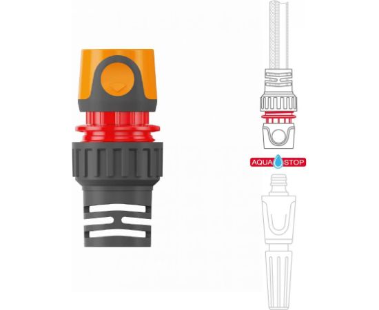 HOSE ACC CONNECTOR AQUASTOP/3/4" DWC 2519 DAEWOO