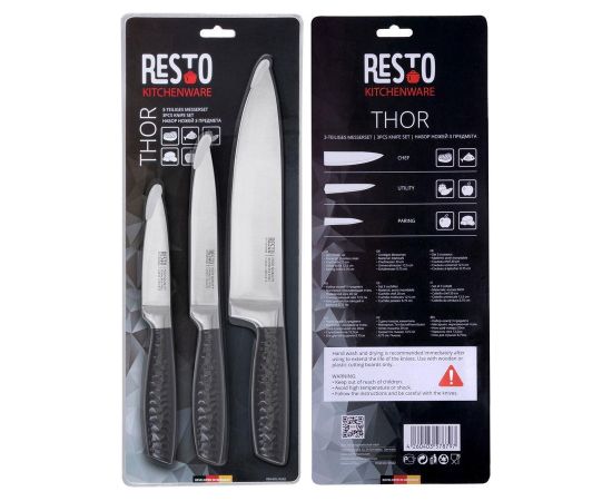 KNIFE SET 3PCS/95502 RESTO