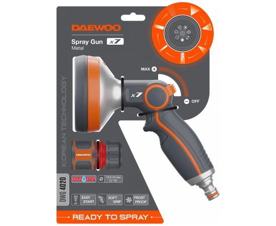 GARDEN SPRAY GUN X7 METAL/DWG 4020 DAEWOO