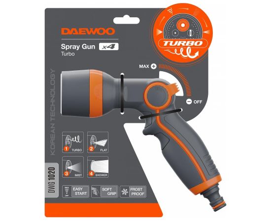 GARDEN SPRAY GUN X4 TURBO/DWG 1020 DAEWOO