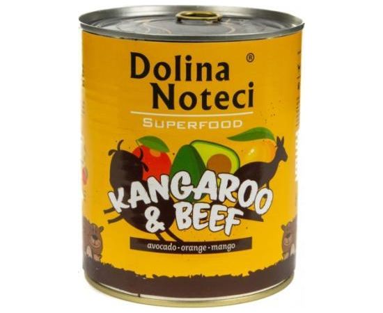 Dolina Noteci DOLINA NOTECI SuperFood z kangurem i wołowiną - mokra karma dla psa - 400g