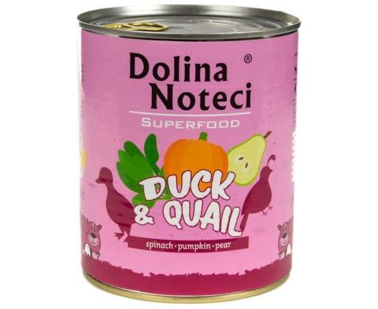 Dolina Noteci DOLINA NOTECI Superfood z kaczką i przepiórką - mokra karma dla psa - 400g