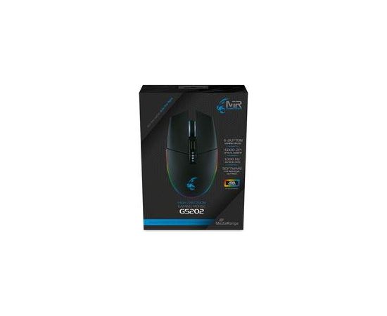 MOUSE USB OPTICAL BLACK/MRGS202 MEDIARANGE