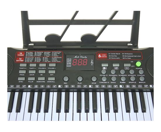 Adar Детский синтезатор 61 клавиши с микрофоном (USB) 58 cm 580947