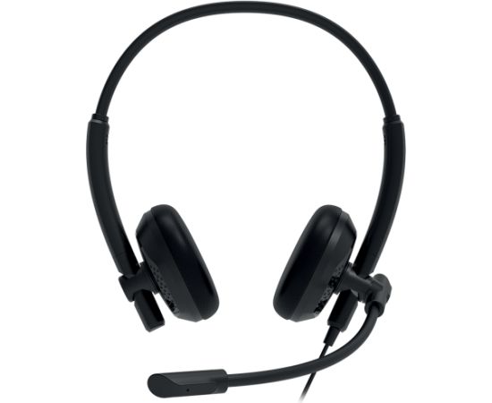 CANYON PC headset HS-07 PC Mic 3.5/USB Flat 2.8m Black