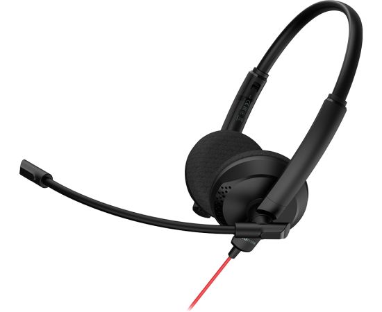 CANYON PC headset HS-07 PC Mic 3.5/USB Flat 2.8m Black