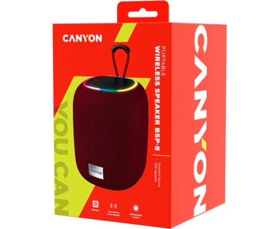 CANYON speaker BSP-8 10W Red