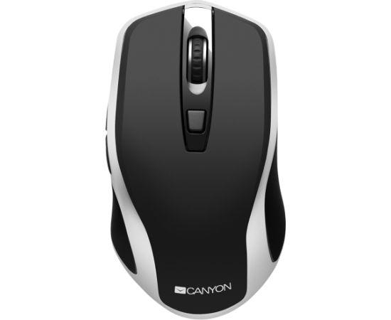 CANYON mouse MW-19  Wireless Charge Black Silver