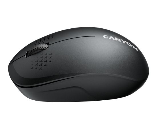 CANYON MW-04, Bluetooth Wireless optical mouse with 3 buttons, DPI 1200 , with1pc AA canyon turbo Alkaline battery,Black, 103*61*38.5mm, 0.047kg