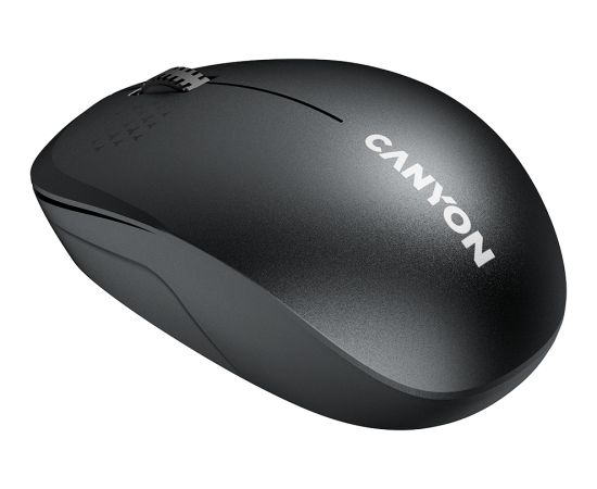 CANYON MW-04, Bluetooth Wireless optical mouse with 3 buttons, DPI 1200 , with1pc AA canyon turbo Alkaline battery,Black, 103*61*38.5mm, 0.047kg