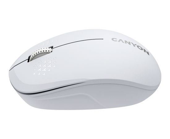 CANYON MW-04, Bluetooth Wireless optical mouse with 3 buttons, DPI 1200 , with1pc AA canyon turbo Alkaline battery,White, 103*61*38.5mm, 0.047kg