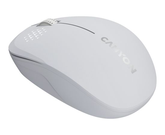 CANYON MW-04, Bluetooth Wireless optical mouse with 3 buttons, DPI 1200 , with1pc AA canyon turbo Alkaline battery,White, 103*61*38.5mm, 0.047kg