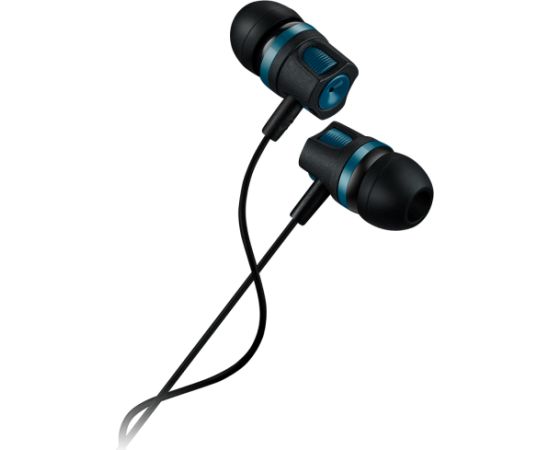 CANYON EP-3, Stereo earphones with microphone, Green, cable length 1.2m, 21.5*12mm, 0.011kg