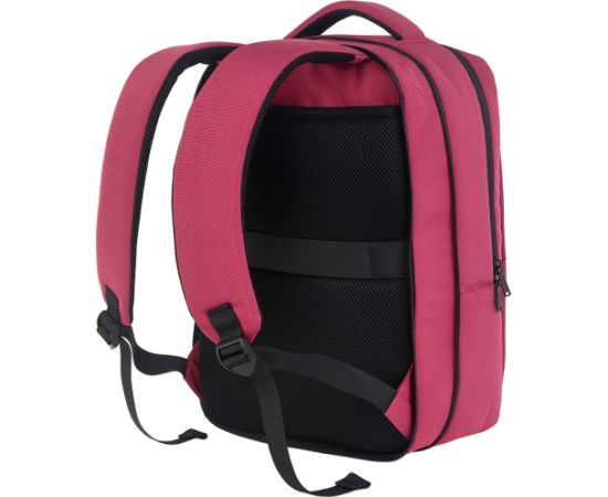 CANYON BPE-5, Laptop backpack for 15.6 inch, Product spec/size(mm): 400MM x300MM x 120MM(+60MM), Red, EXTERIOR materials:100% Polyester, Inner materials:100% Polyestermax weight (KGS): 12kgs