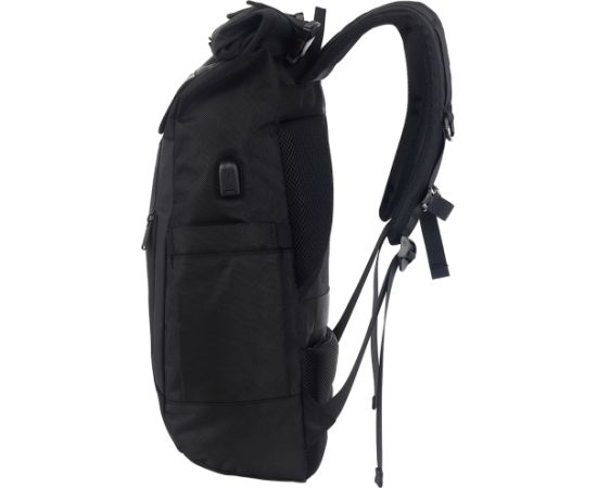 CANYON RT-7, Laptop backpack for 17.3 inch, Product spec/size(mm): 470MM(+200MM) x300MM x 130MM, Black, EXTERIOR materials:100% Polyester, Inner materials:100% Polyester, max weight (KGS):