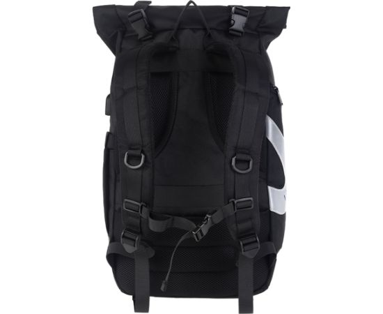 CANYON RT-7, Laptop backpack for 17.3 inch, Product spec/size(mm): 470MM(+200MM) x300MM x 130MM, Black, EXTERIOR materials:100% Polyester, Inner materials:100% Polyester, max weight (KGS):