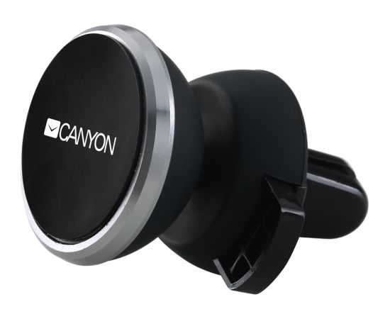 CANYON CH-4, Car Holder for Smartphones,magnetic suction function ,with 2 plates(rectangle/circle), black ,40*35*50mm 0.033kg