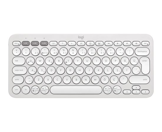 LOGITECH K380S Bluetooth Keyboard - TONAL WHITE - NORDIC