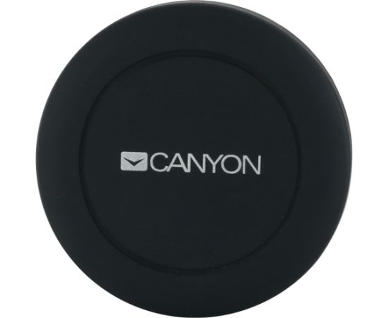 CANYON CH-2, Car Holder for Smartphones,magnetic suction function,with 2 plates(rectangle/circle), black,44*44*40mm 0.035kg