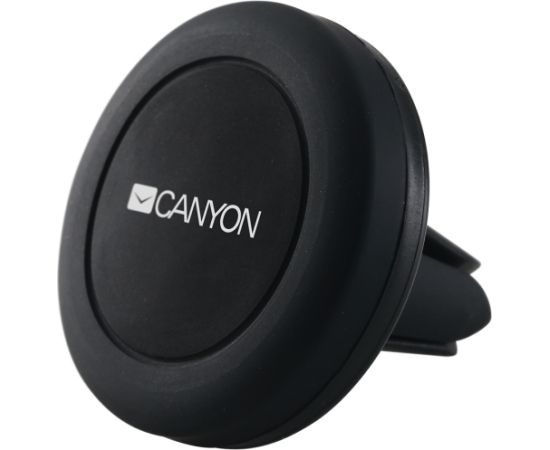 CANYON CH-2, Car Holder for Smartphones,magnetic suction function,with 2 plates(rectangle/circle), black,44*44*40mm 0.035kg