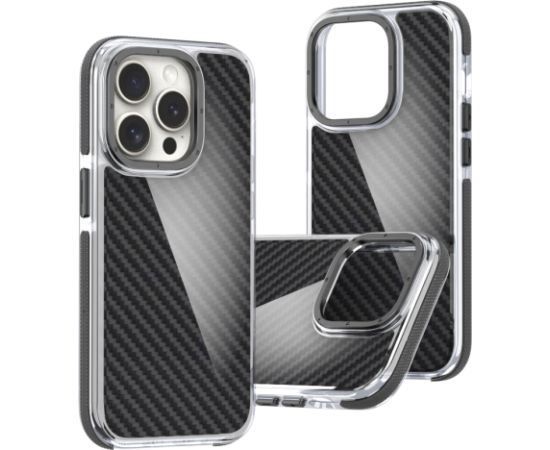 Mocco Acrylic Carbon Case Защитный Чехол для Apple iPhone 13 Pro