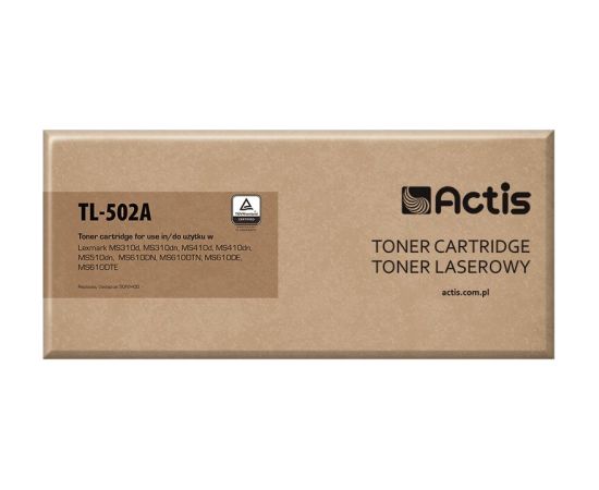 Actis TL-502A toner (replacement for Lexmark 50F2H00; Standard; 5000 pages; black)