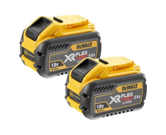 VACCUMULATOR.FLEXVOLT 18/54V 9.0/3.0AH DCB547 DEWALT 2PCS