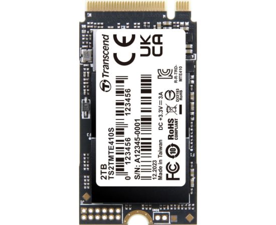 TRANSCEND 2TB M.2 2242 PCIe Gen4x4 NVMe 3D TLC DRAM-less