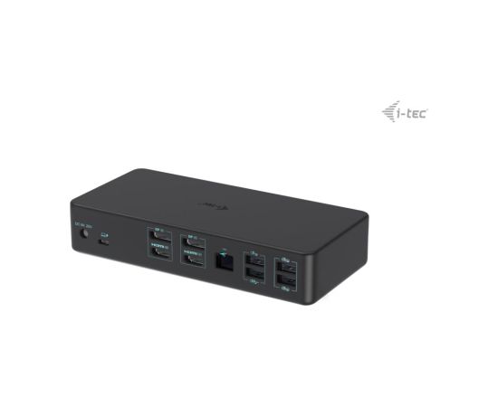 I-TEC USB 3.0 USB-C Thunderbolt 3 Professional Dual 4K Display Docking Station Generation 2 + Power Delivery 100W