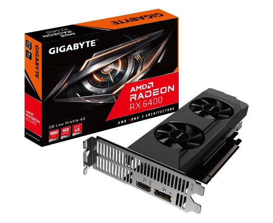 GIGABYTE Radeon RX 6400 D6 Low Prof 4GB