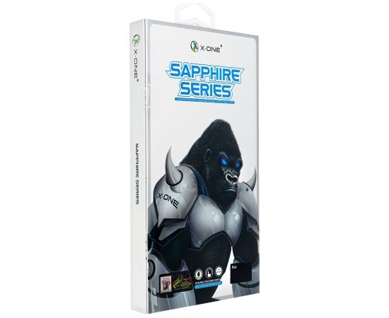 X-ONE Sapphire Glass Extra Hard aizsargstikls pilnam ekrānam Apple iPhone 15 Pro