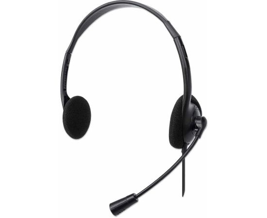 Manhattan MH Stereo USB Headset On EAR