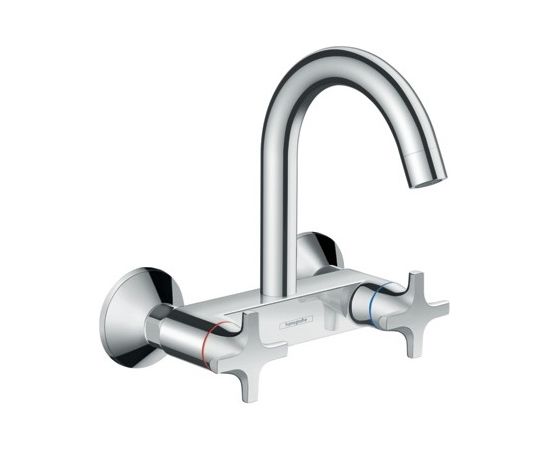 Hansgrohe virtuves izlietnes maisītājs Logis Classic, no sienas, hroms