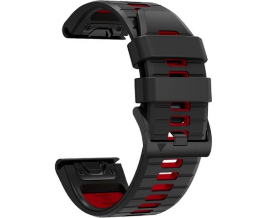 Tech-Protect watch strap IconBand Pro Garmin fenix 3/5X/3HR/5X Plus/6X/6X Pro/7X, black/red