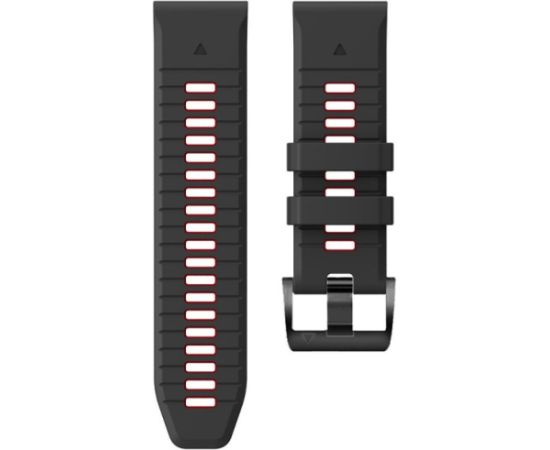 Tech-Protect watch strap IconBand Pro Garmin fenix 3/5X/3HR/5X Plus/6X/6X Pro/7X, black/red